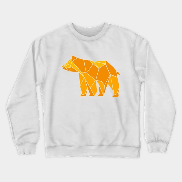 Origami Bear Crewneck Sweatshirt by Fox1999